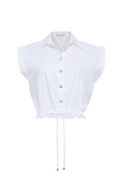 Cara Cara - Octavia Top in White