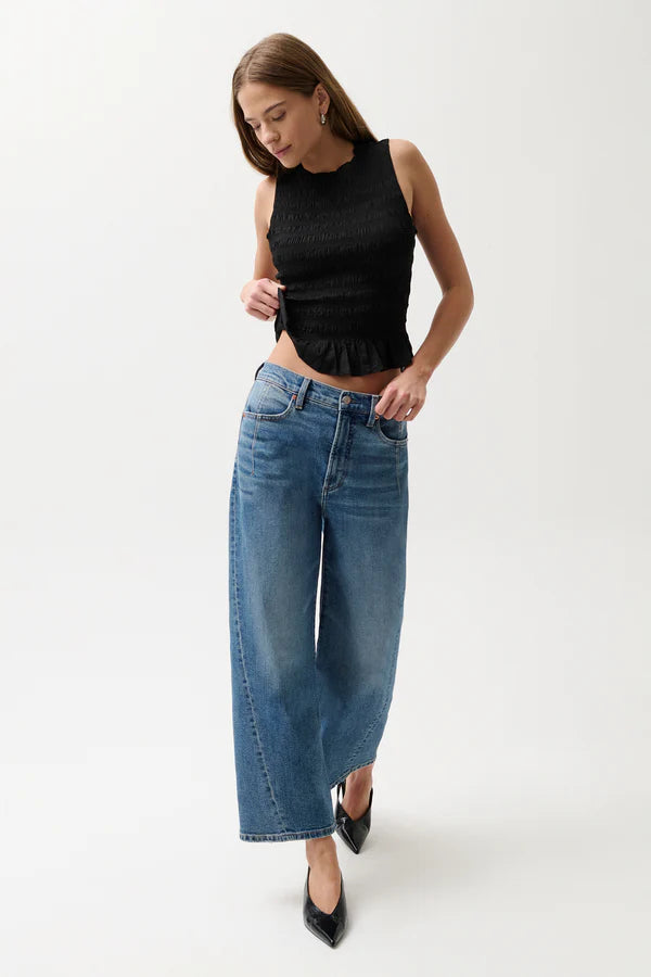 PISTOLA Denim - Kyra Ankle High Rise Bowed Ankle