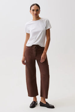 Pistola - Sabrina Curved Utility Pants in Lindt