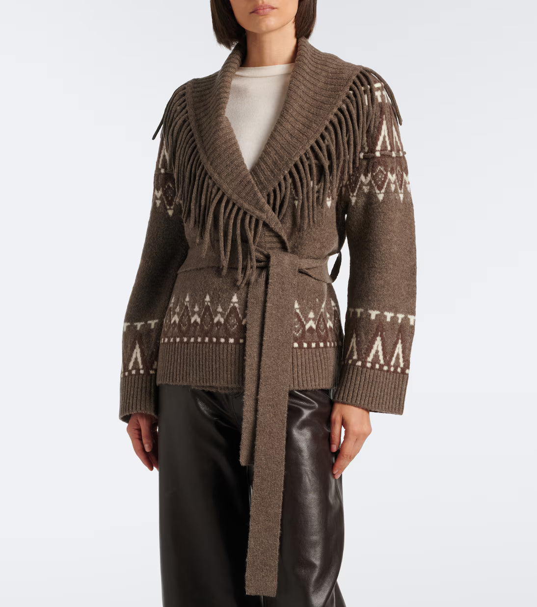 SIMKHAI - Anaise Fairisle Cardigan