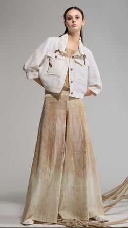 Tricot Chic - Luz Oro Palazzo Pants