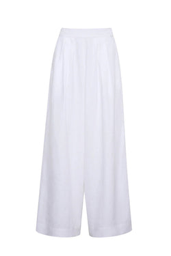 Cara Cara - Palazzo Pant in White