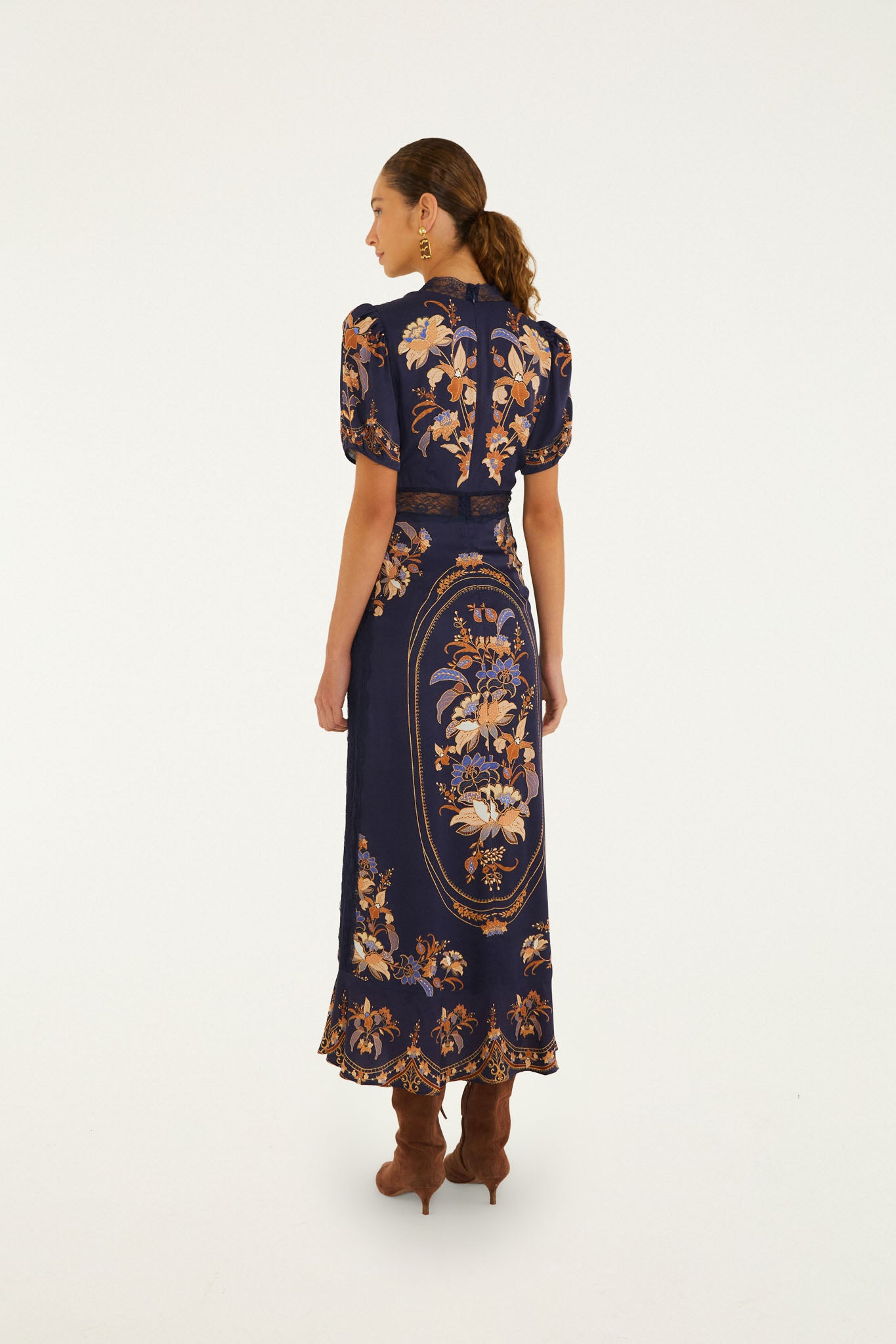 LARA NAVY BLUE MAXI DRESS