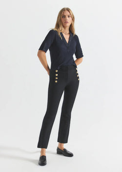 Derek Lam 10 Crosby - Robertson Slim Trouser in Midnight