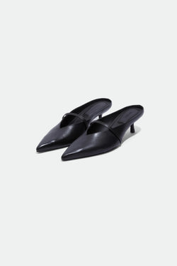 SIMKHAI - Sylvie Slingback Kitten Heel in Black