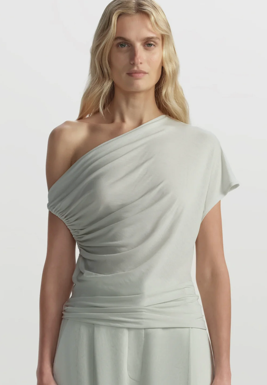 A.L.C. - Halle Tee in Pale Mint