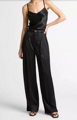 Vince. - High Waist Satin Trouser