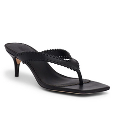 Cinq à Sept - Frankie Kitten Heel Sandal in Black