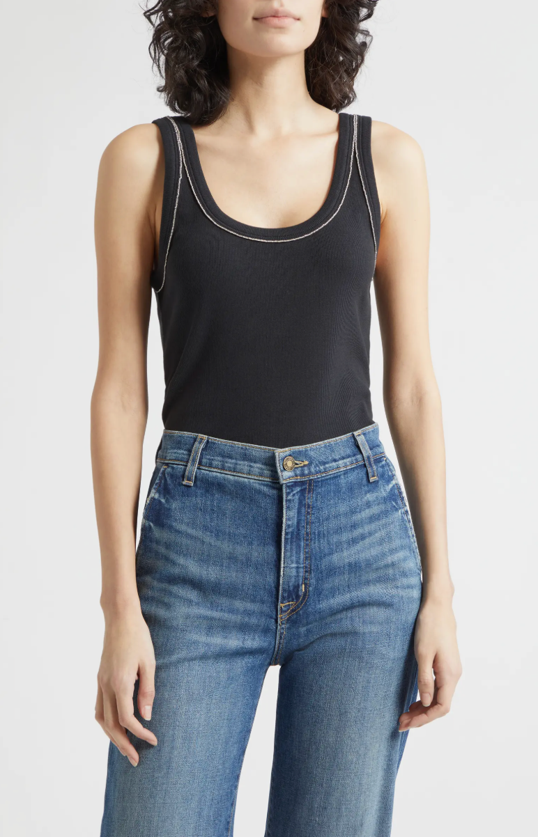 Cinq à Sept - Wilma Tank in Black