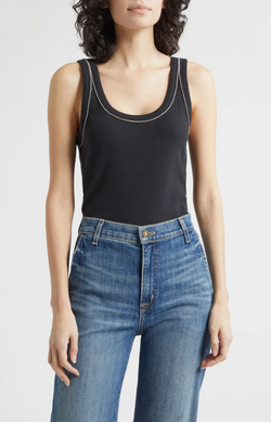 Cinq à Sept - Wilma Tank in Black