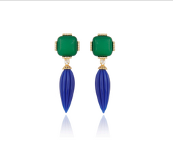 Cristina Sabatini - Noemia Earring Green
