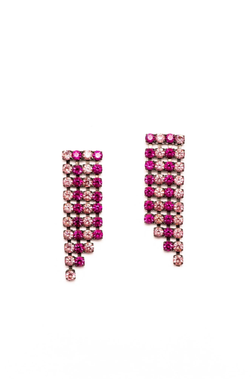 Elizabeth Cole - Julita Earrings in Pink