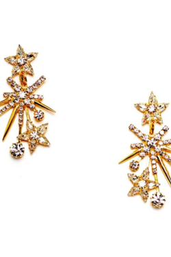 Elizabeth Cole - Celeste Earrings in Crystal