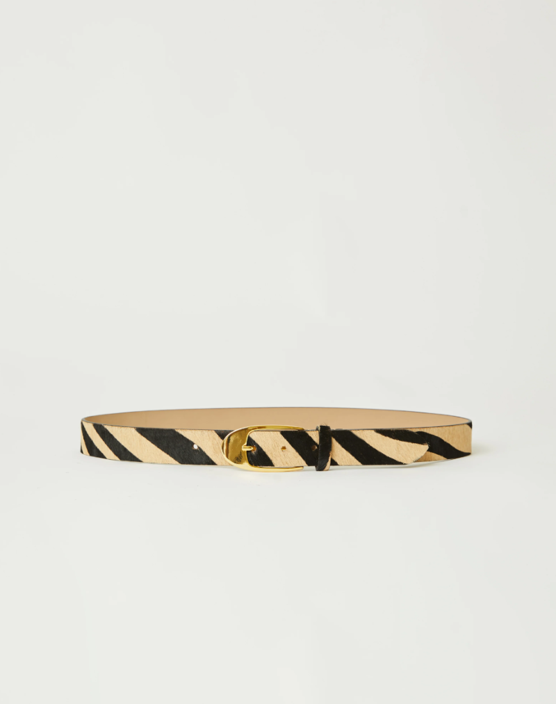 B-Low The Belt - Joshua Calf-Hair in Maxi Zebra Gold