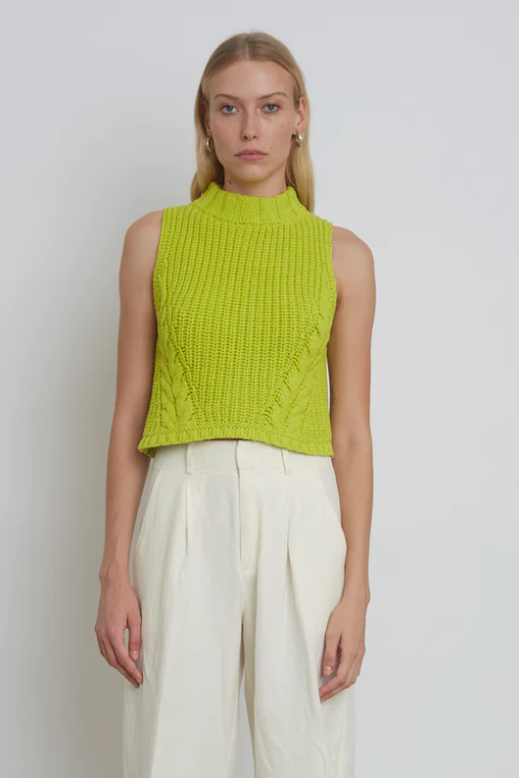 Eleven Six - Lily Tank in Neon Lime