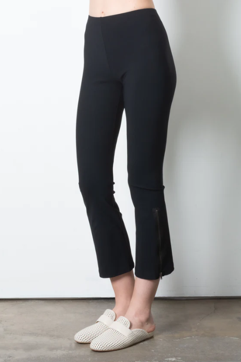 Elaine Kim - Tech Stretch Cropped Side Zip Legging - Mitra Core