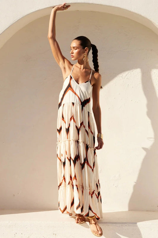 Misa Los Angeles - Kali Dress in Los Cabos Geo