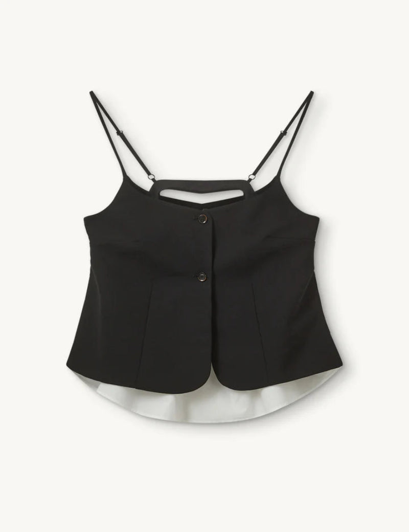 the . garment - Noah Tank Top in Black