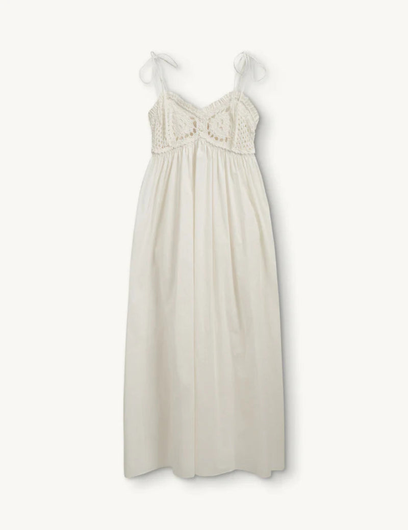 the . garment - Kristen Crochet Dress in White