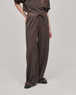 ATM - Mixed Media Lounge Pant in Dark Chocolate
