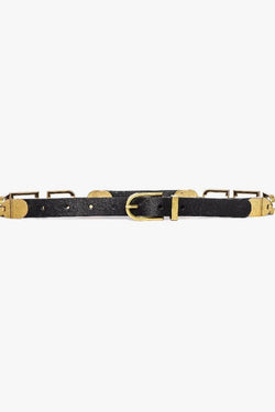 Frame - Art Deco Chain Belt in Black Viva O Sol