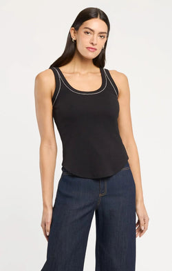 Cinq à Sept - Quenta Tank in Black