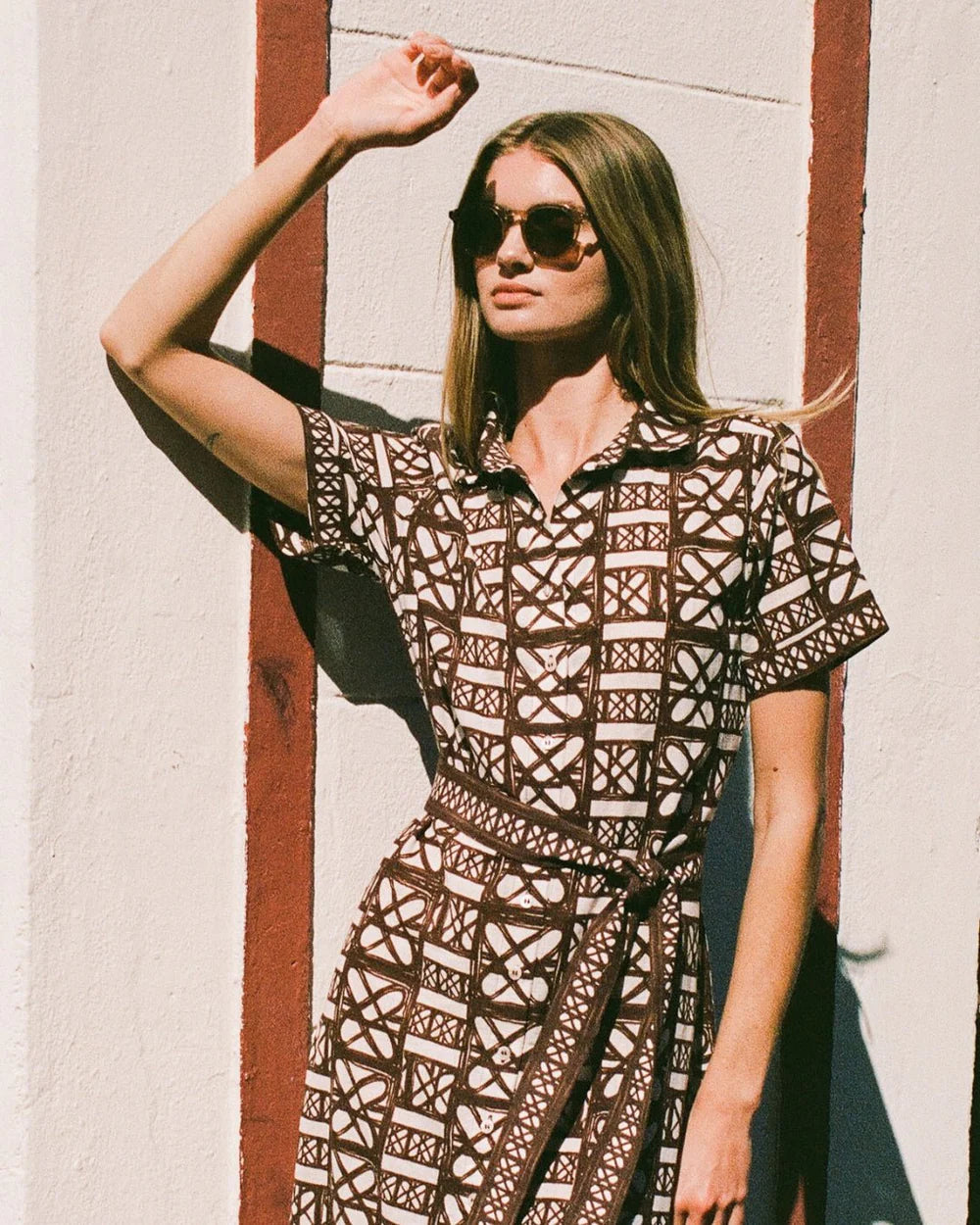 Omika - Amira Shirtdress in Nair Cacao