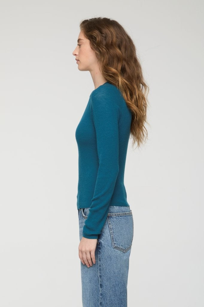 JUNO MERINO BLEND FEATHERWEIGHT SWEATER