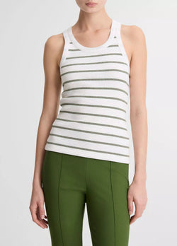 Vince. - Stripe Scoop Tank
