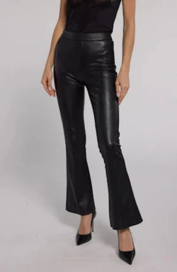 Generation Love - Fay Stretch Faux Leather Pant in Black