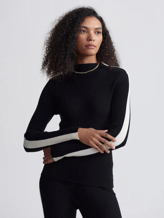 Varley - Wilshire Mockneck Knit in Black