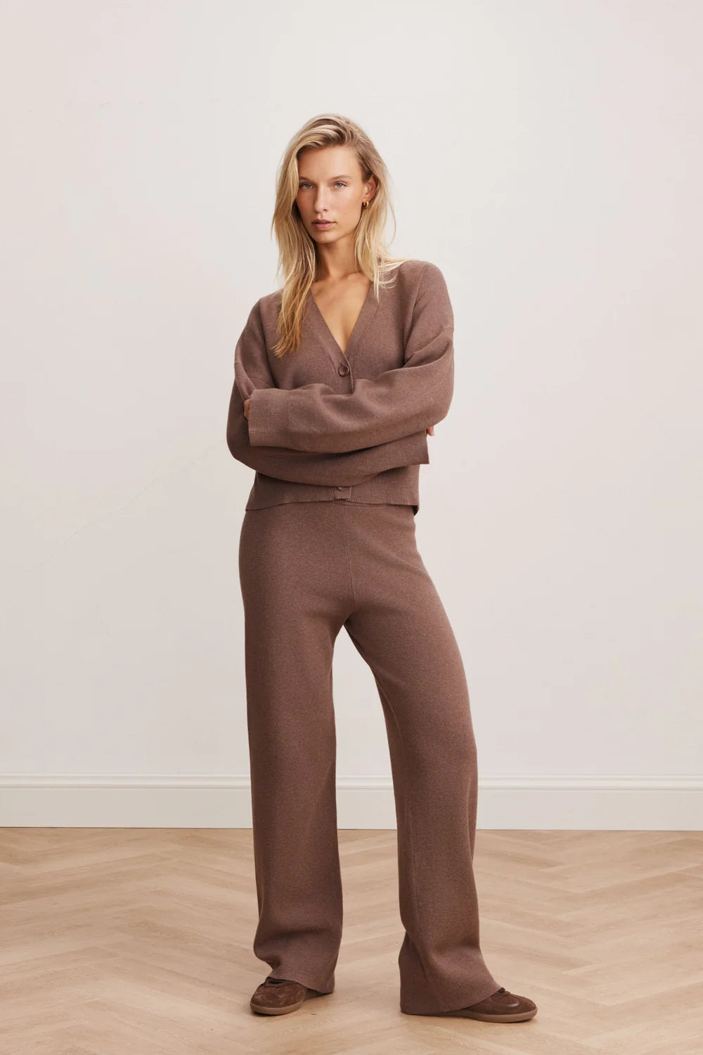 Lune Olly Regular Pants in Brown