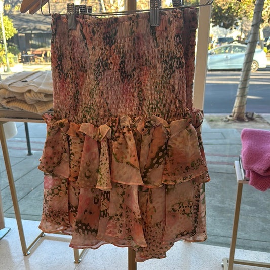 Dream Catcher - Savannah Skirt in Pink Leopard