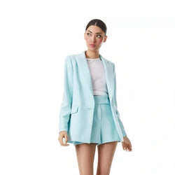 alice + olivia - Justine Roll Cuff Blazer in Julep