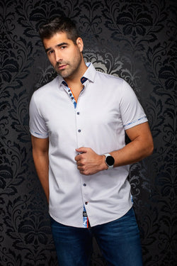 Au Noir - Men's Sonoran Stretch Short Sleeve Shirt in Sand