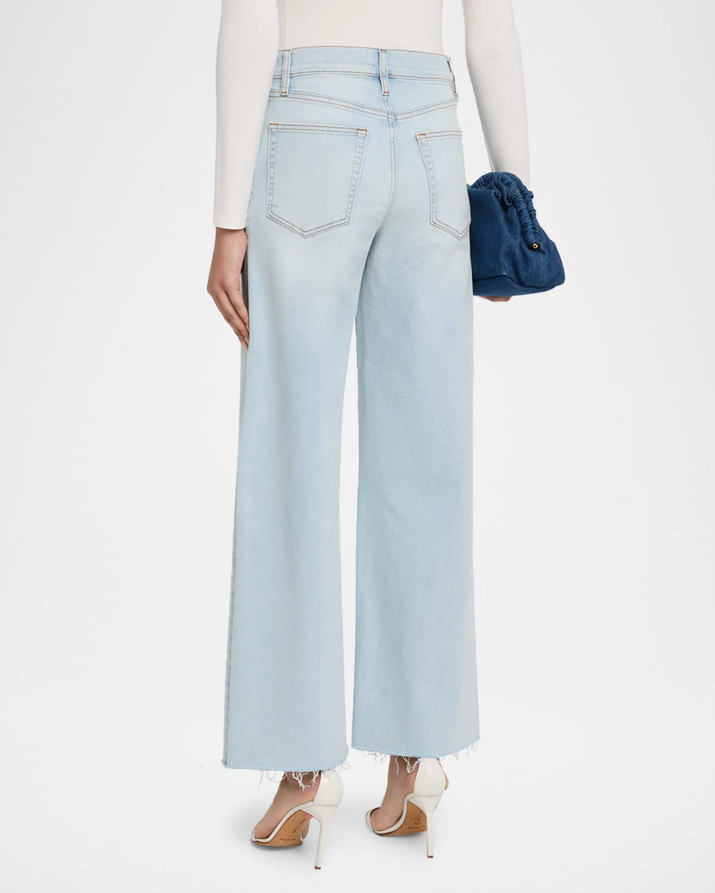 Frame - Le Slim Palazzo in Preen Raw After