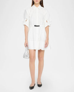 Simkhai - Shana Belted S/S Mini Dress in White