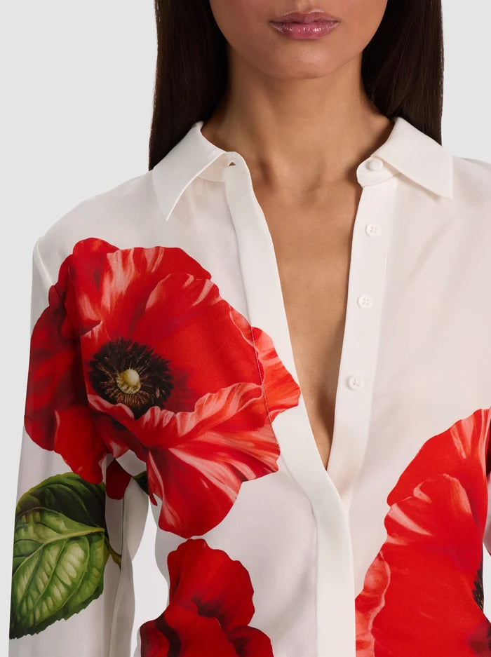 Alice & Olivia  - Willa Silk Blouse