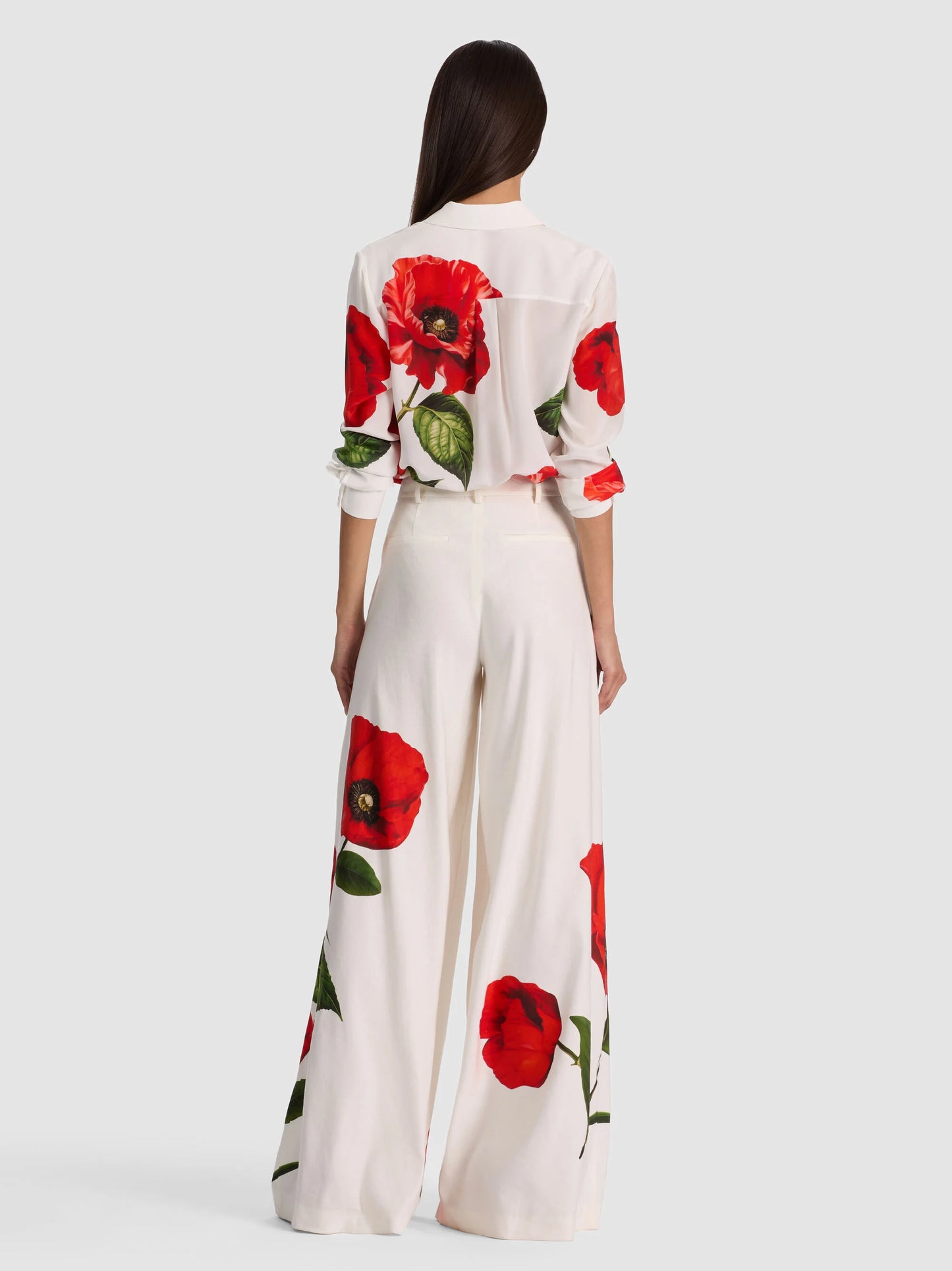 Alice & Olivia - Blaire Linen Pleated Pant
