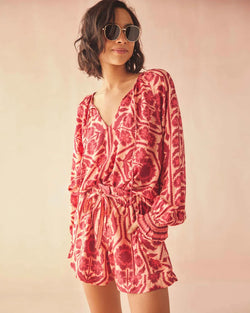 Omika - Riviera Blouse in Tessa Goji