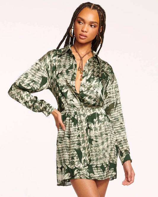 Ramy Brook - Palmer Dress in Dark Sage