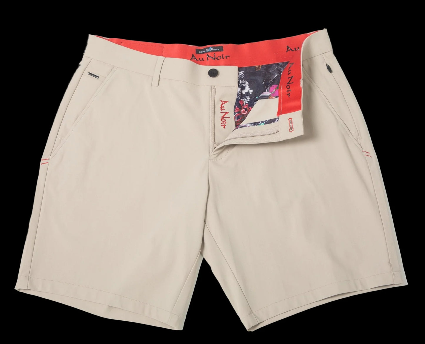 Au Noir - Men's Limao-Solaris Stretch Shorts in Beige