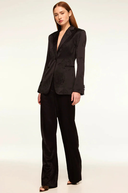 Misa Los Angeles - Remi Pant in Black Jacquard