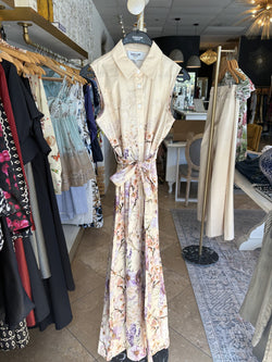 Dream Catcher - Olympia Dress in Yellow Flower Garden