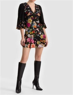 alice + olivia - Irene Empire Waist Mini Dress