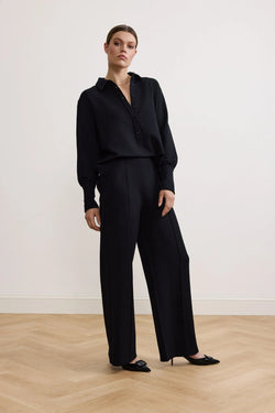 Lune Eva Blouse in Black