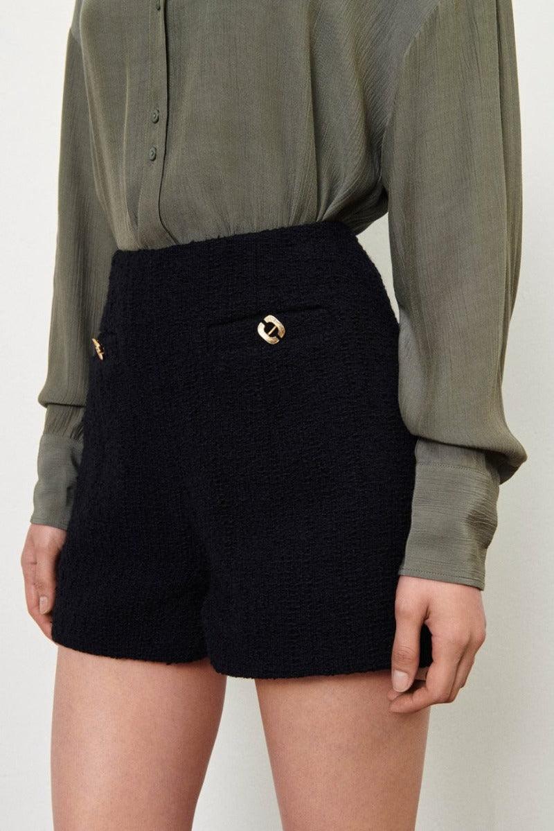 BA&SH, Black Women's Mini Skirt